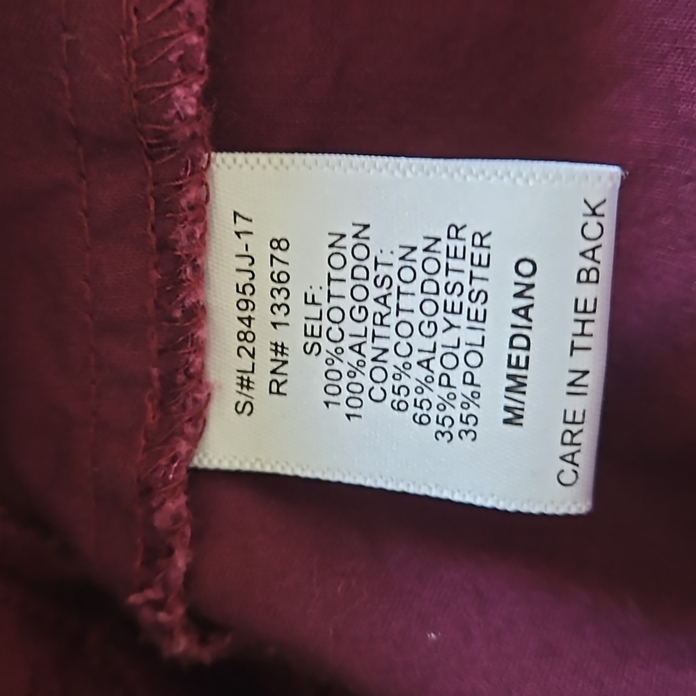 2 Sable cotton jacket with knit sleeves Medium - Picture 6 of 6